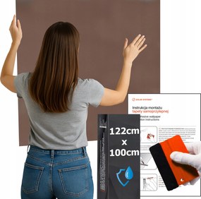 Öntapadós tapéta Vízálló Konyha Fal Bútor Barna Velúr