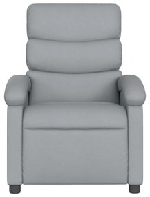 világosszürke szövet dönthető masszázsfotel