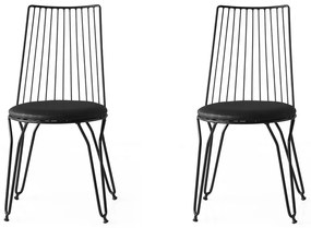 Ada Black and Black étkezőszék szett, 2 db