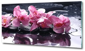 Egyedi üvegkép Rózsaszín orchidea osh-28903356