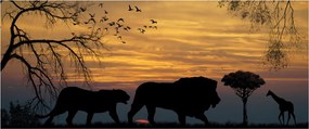 Safari képe (120x50 cm)