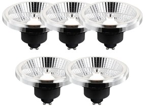 5 db-os GU10 3 fokozatban szabályozható LED izzó AR111 10W 800 lm 2700 - 3700K