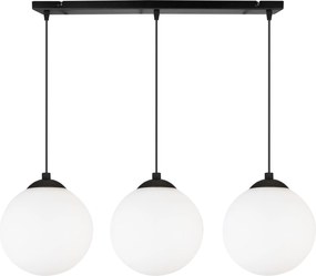 Mennyezeti LĂĄmpa FĂŒggesztĂ©k CsillĂĄr HĂĄrmas DĂszlĂ©c Gömb Fekete Led 15CM