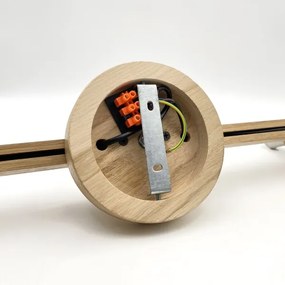 Brilagi - LED  Felületre szerelhető csillár  ANTHONY 3xE14/40W/230V tölgy/fekete