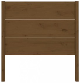 mézbarna tömör fenyőfa fejtámla 81 x 4 x 100 cm