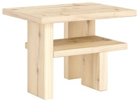 Borovi fenyő tárolóasztal 34x45 cm Japan – Karup Design
