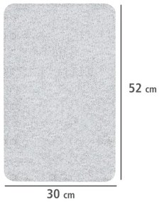 WENKO 2712663100 - Fedőlap 30x52 cm átlátszó/szürke