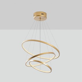 Aranyszínű LED függőlámpa ø 50 cm Simit – Opviq lights