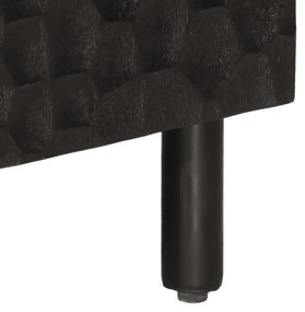 fekete tömör mangófa TV-szekrény 105 x 33 x 46 cm