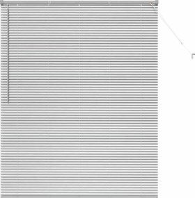 vidaXL Zsalugáter Redőnyök Ezüst 175 x 145 cm Alumínium