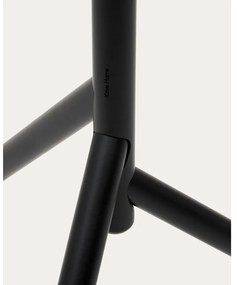 Fekete bükkfa fogas 46x170 cm Nadue – Kave Home