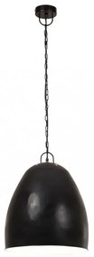 kerek fekete ipari függőlámpa 25 W 42 cm E27