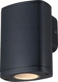 Kültéri homlokzati fali lámpa modern fekete IP54 Kanlux