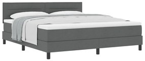 Boxspring Ágy Matrac Mályva Szürke 180x200 cm Szövet
