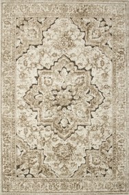 Nappali Szőnyeg Dísz Kétszintes Bézs Krém Barna Fashion 200x300 cm