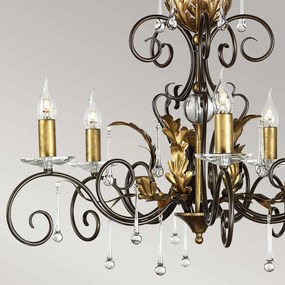 Elstead Lighting AMARILLI AML5-BRONZE Csillár 5x60W/E14