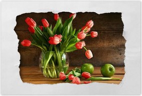 Poszterek 90x60 Vörös tulipánok