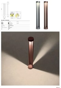 Redo 90365 - LED Kültéri lámpa ZEUS LED/11,5W/230V 3000K 75 cm IP54 antracit