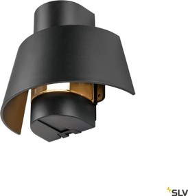 SLV 1007585 PHOTONI Modern Kültéri Fali Lámpa Fekete E27 IP55