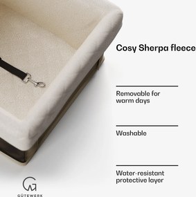 NA Rocky, kutya autósülés, poliészter, biztonsági öv, összecsukható, rugalmas