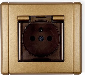 Karlik Flexi arany flip-flop aljzat 8FGPB-1zd