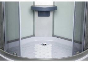 Evora White 90 hátfalas zuhanykabin zuhanytálcával
