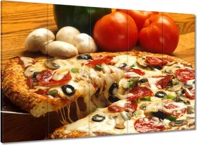 Vászonkép 100x70 Ízletes pizza