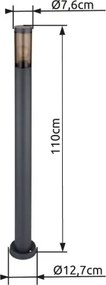 GLOBO 3159SA BOSTON Modern Kültéri Állólámpa IP44