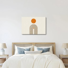 Kép - Barna ívek (70x50 cm)