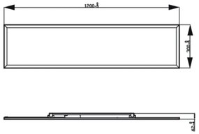 Philips - LED Dimmelhető mennyezeti lámpa SLIM SCENE SWITCH LED/36W/230V 4000K