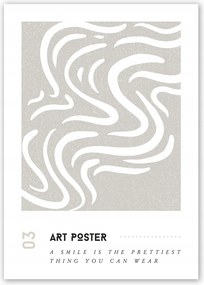 Boho absztrakt modern Poszter 30x40cm #W6