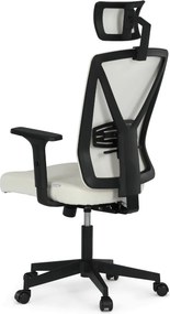 KA-W3137 bézs szövet irodai szék hinta mechanizmussal