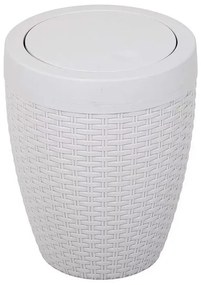 Premium világosbézs fürdőszobai szemetes, 5 l - Addis