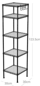 METRO állvány fekete
