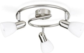 Philips Massive 50233/17/E7 BURLAP 3xE14/40W spotlámpa matt króm