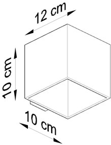 Brilagi -  LED Fali lámpa MURO 1xG9/4W/230V fekete
