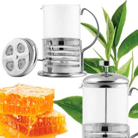 Hőálló Üveg Dugattyús Kávéfőző 600ML Berretti Gyógynövény Tea Kávéhoz