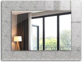 Dekoratív dekoratív tükör téglalap alakú XXL 80x60 cm 3d minta