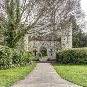 Poszter 30x30cm Reigate kastély Surrey, Assaf Frank