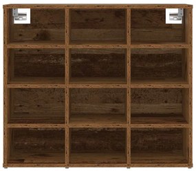 Cipősszekrény polcokkal Régi fa 77.5 x 30 x 67 cm Faanyag