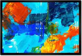 Poszterek keretben 60x40 Absztrakt Legyek