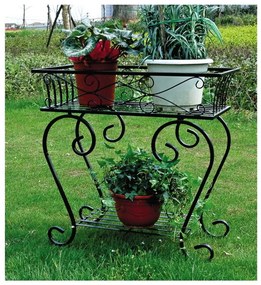 Acél virágtartó állvány (magasság 58 cm) – Garden Pleasure
