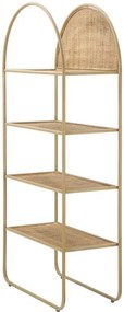 Könyvespolc panama kerek 80x40x180cm