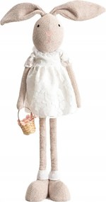 Mattia nyúl manó teleszkópos lábakon, elegáns Homla hölgy