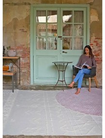 Fehér mosható kézi szövésű pamut szőnyeg 200x300 cm Tribu Natural – Lorena Canals