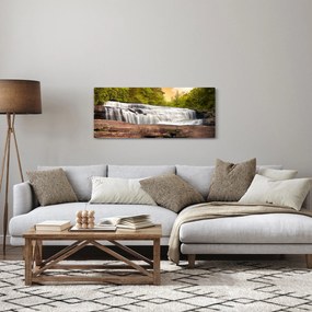 Egy vízesés képe (120x50 cm)