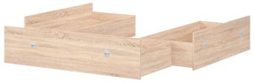 Fiók az ágy alá Nepo Plus 160 cm (szonoma tölgy) (3 db.). 1098333