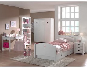 Amori fehér könyvespolc, magasság 190 cm - Vipack