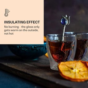 Feelino DUOS, duplafalú poharak, 2 x 80, 310, 400 ml, kanállal