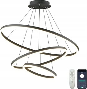 Függőlámpa Gyűrű Arany 80 60 40 CM 180W Távirányító